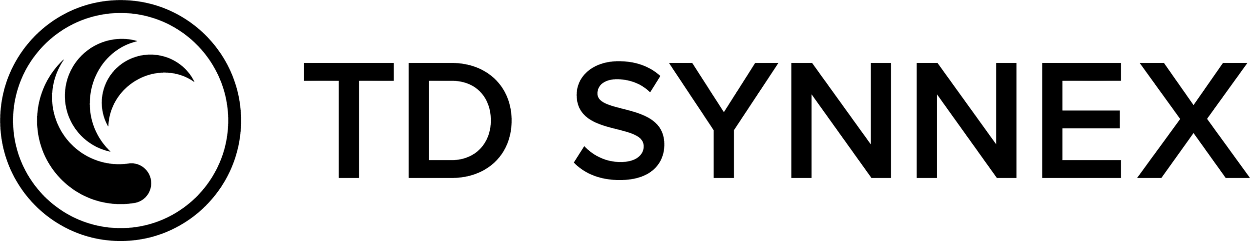 TD SYNNEX Logo – Black